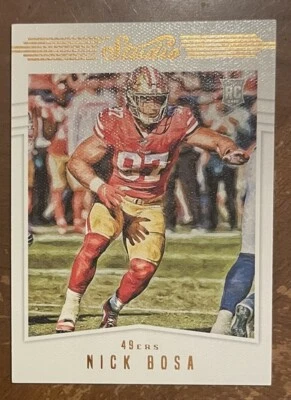 Nick Bosa 2019 Chronicles Studio Rookie RC #S9 49ers - Image 1 of 2