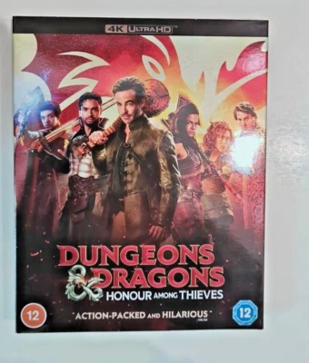 4K UHD BLU-RAY  DUNGEONS & DRAGONS HONOUR AMONG THIEVES  BRAND NEW SEALED - Image 1 of 2