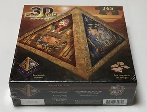 Sealed 3D Mysteries of the Pyramid Vintage 365 Piece Puzzle  #30902 Masterpieces - Picture 1 of 2