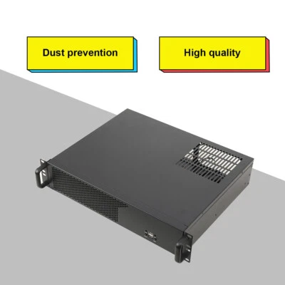2U Server Chassis Rackmount Case Supports Mini ITX and Micro ATX Mainboards - Image 1 of 4
