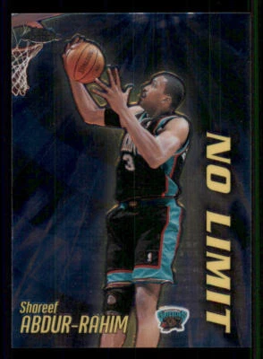 2000-01 Topps Chrome No Limit #NL10 Shareef Abdur-Rahim - Image 1 of 2