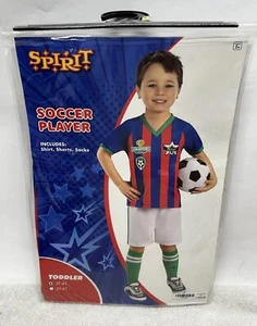 Spirit Halloween Jungen Kleinkind Größe 3T-4T Fußballspieler Kostüm Neu - Bild 1 von 5