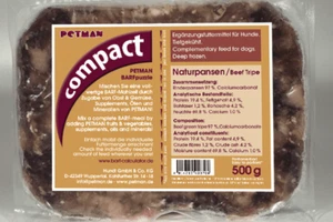 Petman compact 11kg Naturpansen 22 x 500g Barf Tiefkühl Hundefutter Barf - Bild 1 von 1