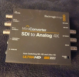 Blackmagic Design Mini Converter - SDI to Analog 4K WORKS GREAT NO PWR ADAPTER - Picture 1 of 5