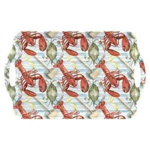 Pimpernel Summer Feast Kollektion Hummer Krabbe Muscheln Melamin Serviertablett Neu mit Etikett - Bild 1 von 2