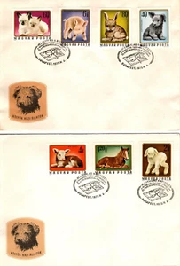 HUNGARY - 1974. Cover - Young Animals with special cancel. Michel : 3007-3013. - Picture 1 of 1