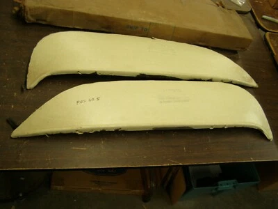 NOS Foxcraft 1966 Plymouth Belvedere Fender Skirts Stainless Steel - Image 1 of 4