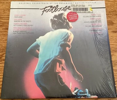 Footloose Soundtrack 33 1/3 rpm vinyl LP, JS 39242, Kenny Loggins, Sammy Hagar Foto 1 de 4