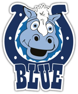 Indianapolis Colts blau NFL Sport Autoaufkleber Aufkleber "GRÖSSEN" - Bild 1 von 1