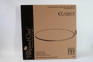 PAMPERED CHEF Family Heritage Steinzeug großer runder Stein #1370 Hergestellt in den USA NEU - Bild 1 von 4