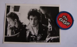 The Clatch PATCH & POSTCARD LOT Set Punk Mick Jones Joe Strummer - Imagen 1 de 2