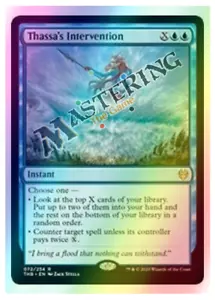 1x FOIL Thassa's Intervention Theros Beyond Death THB MtG MasteringtheGame - Picture 1 of 1