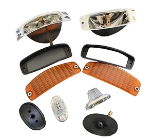 Porsche 911 R Hella K17780 Front Signal Light Housing & Marker Parking Light Set - Picture 1 of 15