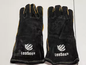 GUANTI PER SALDATURA LEASEEK - RESISTENTI AL CALORE E IGNIFUGHI BARBECUE LG - Foto 1 di 2