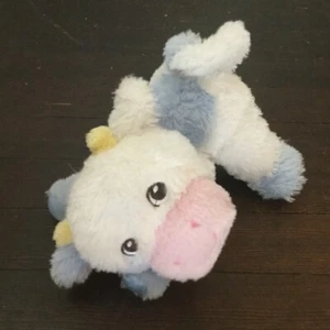 Garanimals Plush Cow White Pastel Pink Blue Stuffed Animal Baby Toy 2015 - Picture 1 of 8