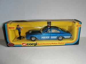 BUICK CENTURY POLICE POLIZEI REF.416 CORGI 1/36 OBSOLETO - Foto 1 di 3