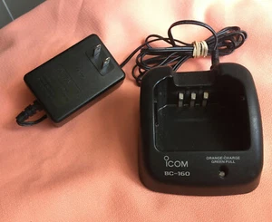 Original icom BC-160 rapid battery desktop charger +icom BC-145SA - Bild 1 von 5
