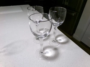 Waterford Carleton Platin Menge 3 Weingläser - Bild 1 von 5