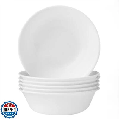 Juego de 6 cuencos de sopa/cereal Corelle Vitrelle, vidrio de triple capa y Chip Re Foto 1 de 4