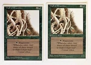 Wall of Brambles (2) Fourth Edition NM MTG Magic the Gathering - Bild 1 von 1