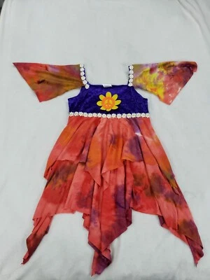 Disfraz Hippie Vestir Niño Boho Festival Artístico Halloween Cumpleaños Tema Foto 1 de 4