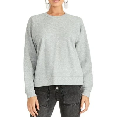 Sudadera Top RACHEL ROY Para Mujer Gris Jaspeado Moana Ojales Espalda Terry XS TEDO Foto 1 de 2