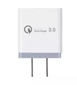 White Gray US 4 Port Fast Quick Charge QC 3.0 USB Wall Charger Power Adapter - Picture 1 of 9