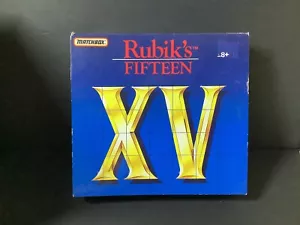 Rubik's Fifteen “XV” Number Sequence Game - Vintage 1990 Matchbox - New Open Box - Picture 1 of 8