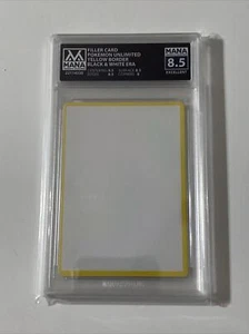 Pokemon gelber Rand BW Stil Ära leere Füllkarte Fehler Mana Bewertung 8,5 - Bild 1 von 2