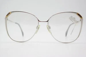 Vintage Brille Silhouette 6850 /00 Silber Gold Schwarz Oval Brillengestell - Bild 1 von 6