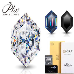 Hand Cut Dutch Marquise Moissanite Loose Stone White D Color Pass Diamond Tester