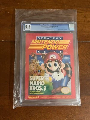 CGC 5.5 1990 Nintendo Power Super Mario Bros. 3 Strategy Guide V#13 SG1 NP13 Foto 1 de 3