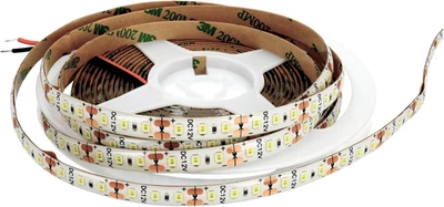 - Striscia LED 12V 5 Metri per Esterni, IP65, Bianco Caldo 3000K, 600 LED SMD283 - Immagine 1 di 4