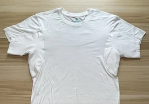 Thompson Tee Sweatproof Shirt Men's Medium White Slim Fit Crew Neck Undershirt - Picture 1 of 14