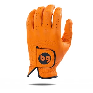 Orange Elite Tour Golf Glove - Picture 1 of 2