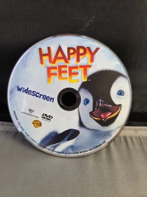 Happy Feet Movie DVD Elijah Wood Brittany Murphy Animated Widescreen Film 2006 Foto 1 de 2