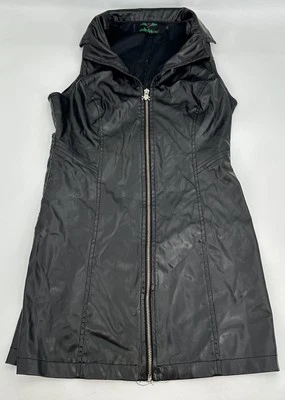 Vestido Tripp NYC Negro Imitación Cuero Cremallera Frontal Calavera Talla Mediana Foto 1 de 4