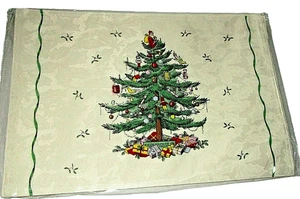 SPODE PLACEMATS ~ "CHRISTMAS TREE" ~ 13" x 19" ~ Set of 4 - Picture 1 of 3