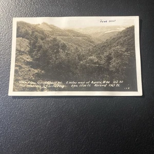 Cheat Mountain West Virginia Aurora RPPC Postcard Route 50 O - Picture 1 of 2