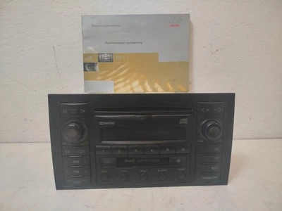 Audi A3 8L Radio Autoradio Symphony nur für Doppeldin mit Code Cassette CD - Bild 1 von 4