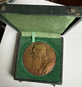 Medaille MEDAL DE DEVREESE 1905 LEOPOLD II BELGIQUE BELGIUM 75°Anni Independance - Imagen 1 de 6