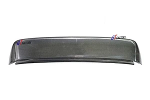 JDM STYLE CARBON REAR WINDOW WING SPOILER FOR HONDA CIVIC EG 3D HATCHBACK - Picture 1 of 3