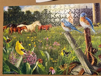 Головоломка BUFFALO 300 шт. 21x15 дюймов Hautman Brothers Country Meadow в комплекте - Изображение 1 из 4