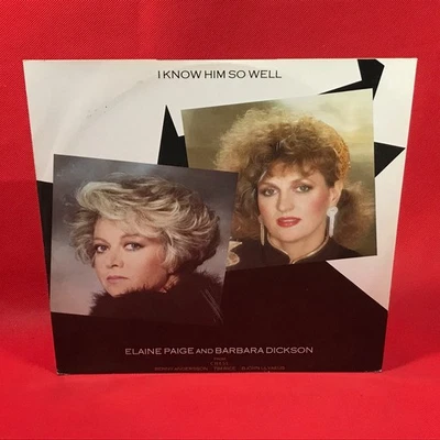 CHESS ELAINE PAIGE & BARBARA DICKSON I Know Him So Well 1984 UK 12" vinyl single - Image 1 of 4