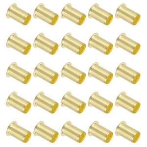 25 piezas 12 mm OD x 9 mm tubo de identificación inserto de compresión de latón - Imagen 1 de 6
