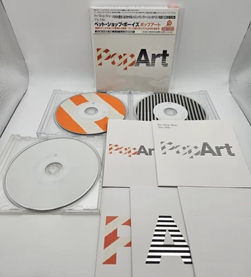 PET SHOP BOYS PopArt Japan Limited Edition 3CD Box Set TOCP 66252-54 w/OBI 2003 - Image 1 of 4