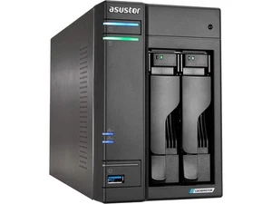 Asustor Lockerstor 2 Gen 2 AS6702T 2 Bay NAS, Quad-Core 2.0GHz CPU, Dual 2.5GbE - Picture 1 of 5