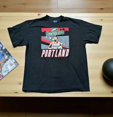 Damian Lillard Portland Trail Blazers Caricature Shirt  Size 2xl Letter "O" Rap  - Image 1 of 4