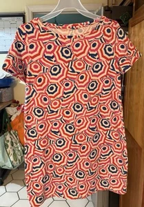 Lands End XS rot/weiß/blau Regenschirme Nachthemd/Loungewear - Bild 1 von 4