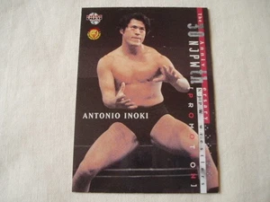 Antonio Inoki BBM 2002 New Japan Pro Wrestling 30th Anniversary Promo Card Used - Picture 1 of 1
